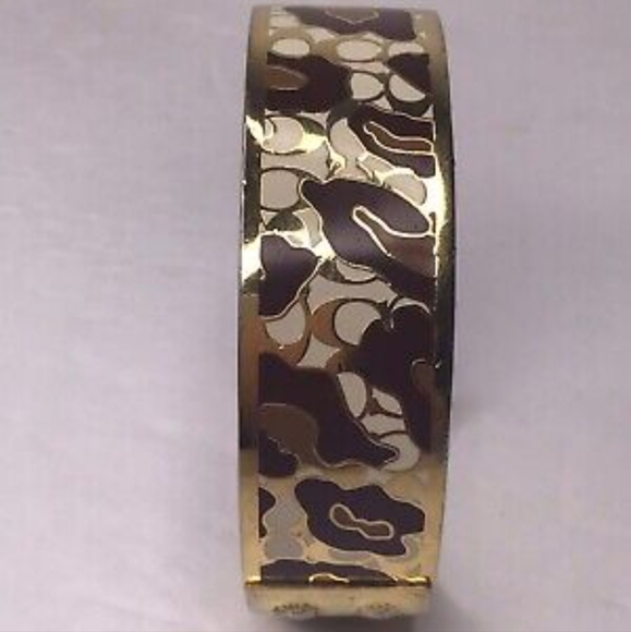 NWOT Coach Leopard Bangle Bracelet - Picture 2 of 3